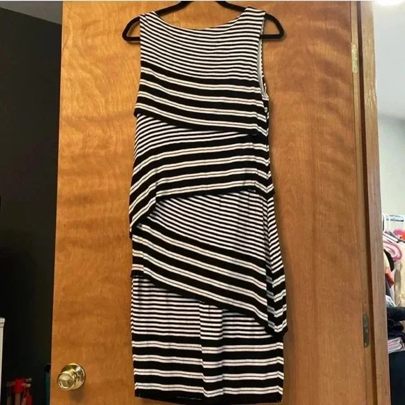 Anthro Bailey 44 Annabelle Striped Column Dress - Picture 6 of 7